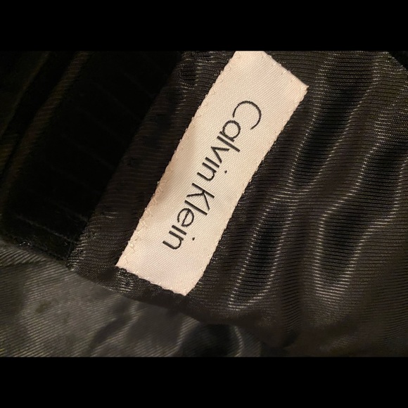 Black Striped Calvin Cline sport coat 52 Long - Picture 3 of 4